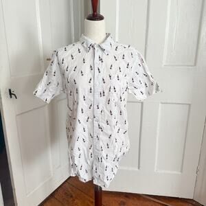 Budweiser Button Up Collared Shirt